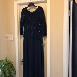 Floor length evening gown